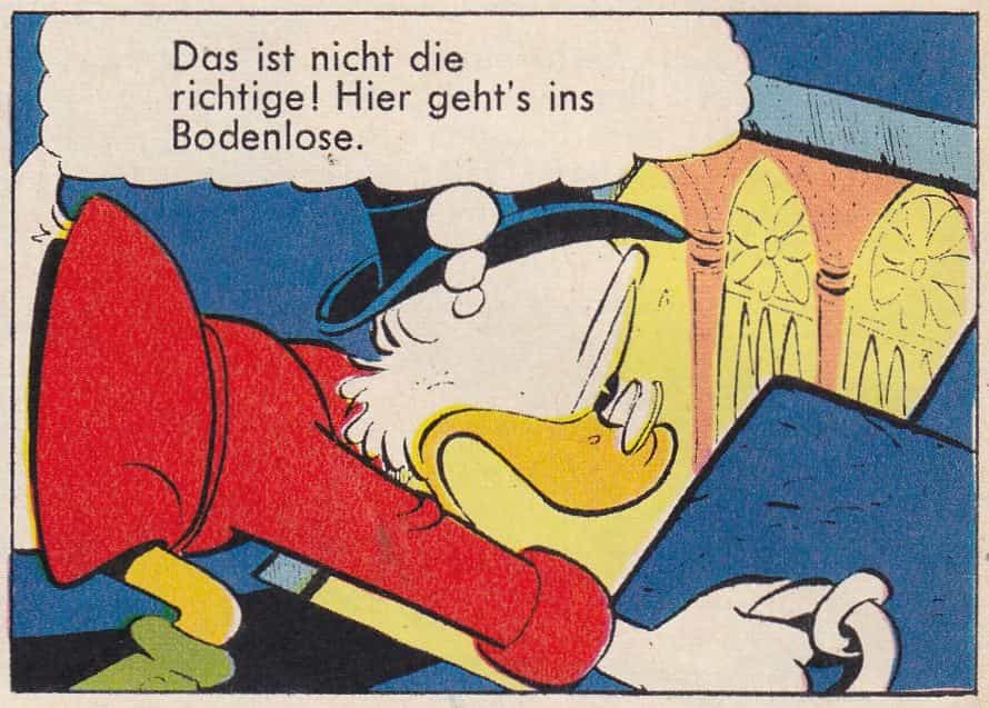 Großaufnahme Onkel Dagobert