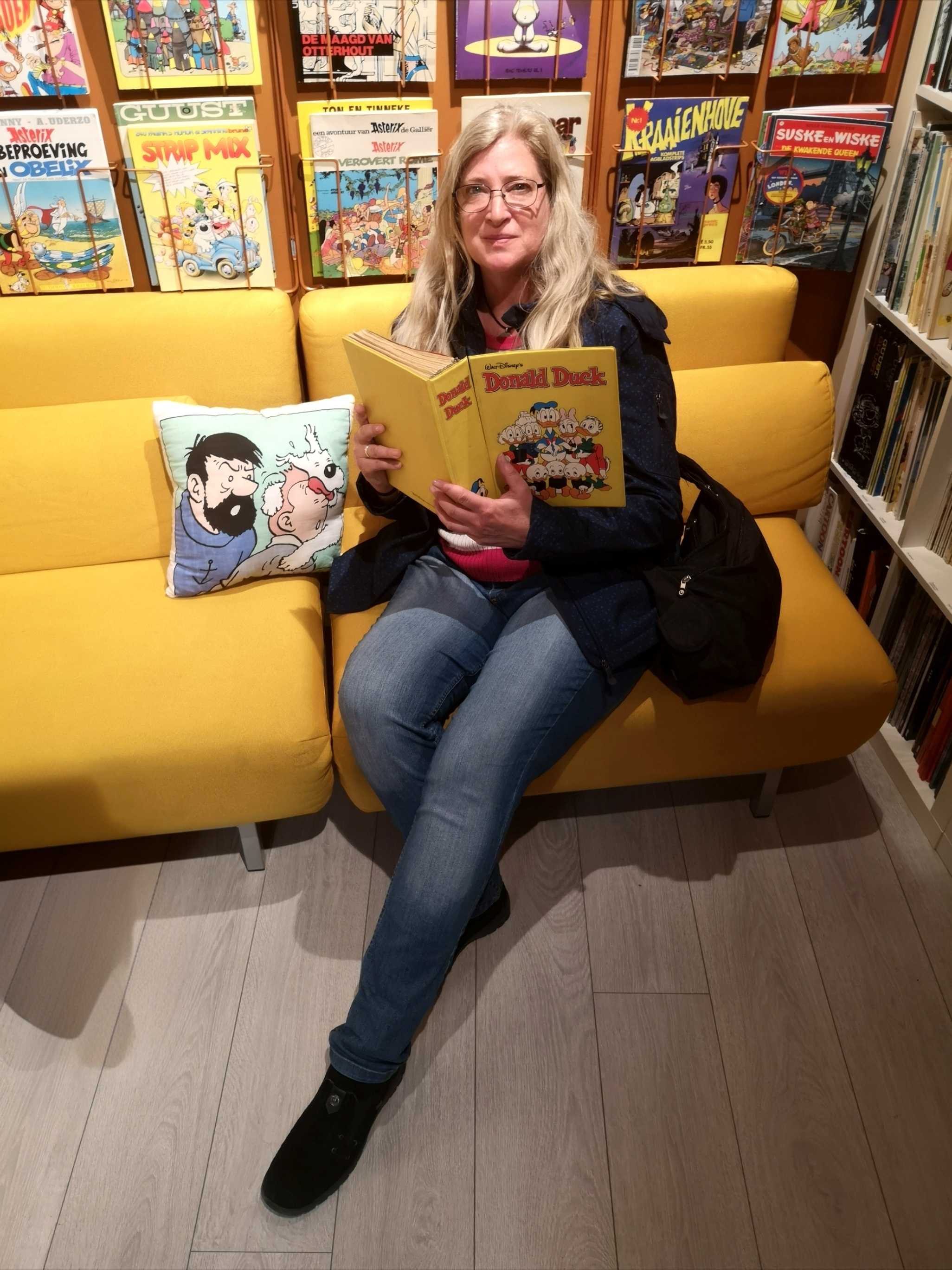 Ich im Comic Museum in Noordwijk