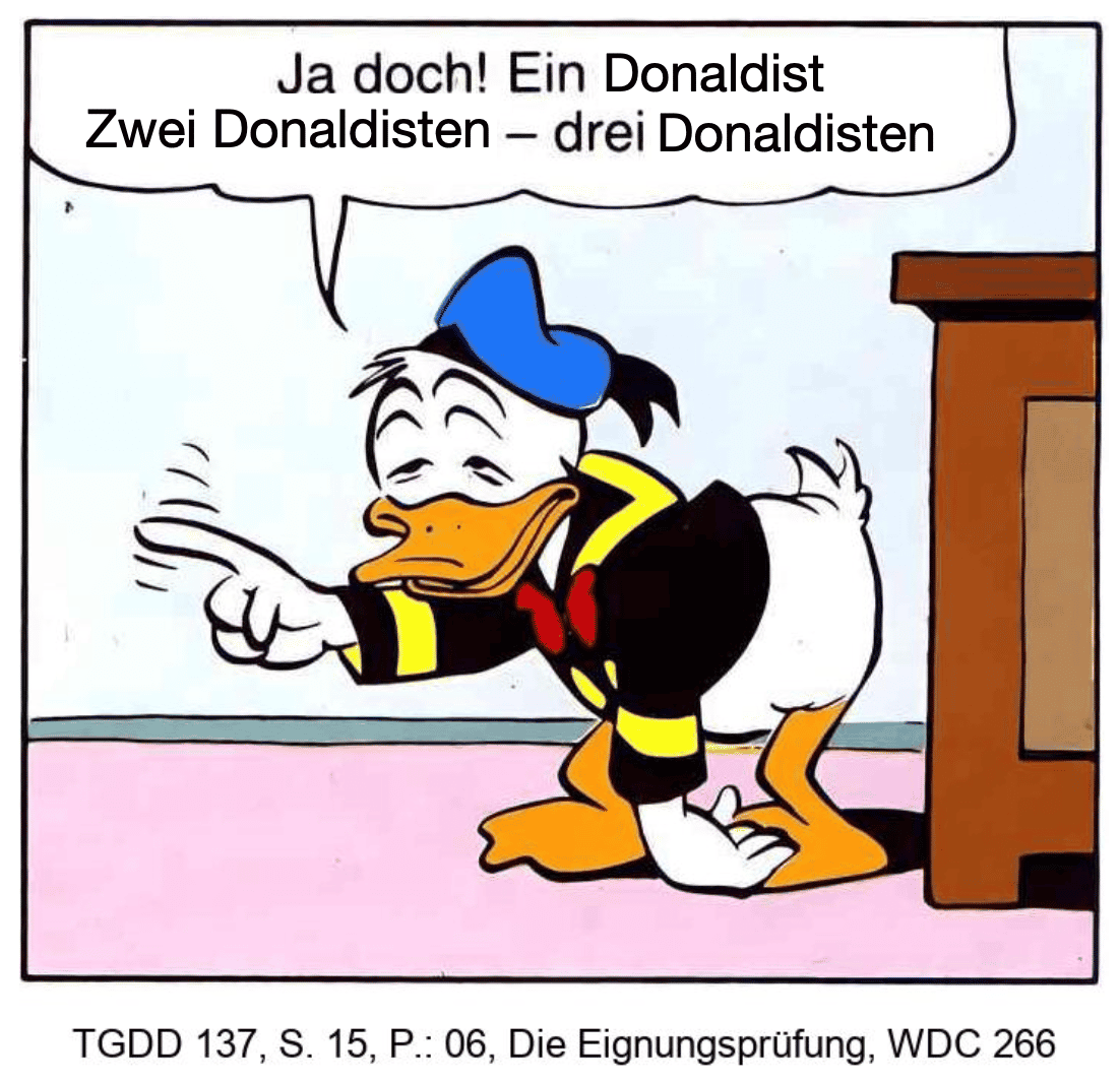 Donaldisten zählen